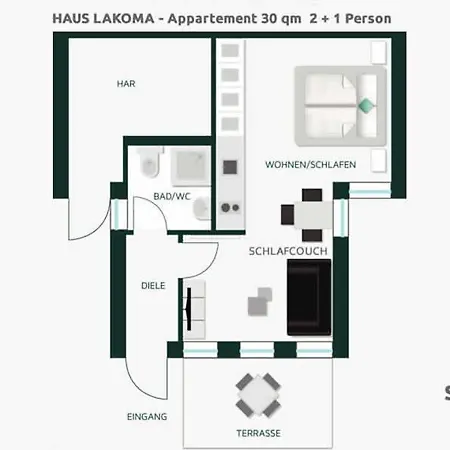Ferienhaus Lakoma Apartment *